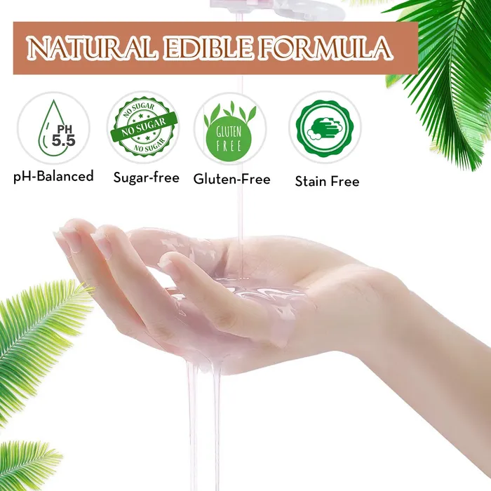 Sensitive Skin Friendly Natural Edible Water Based Personal Lube 120ml Sorlove Dildos