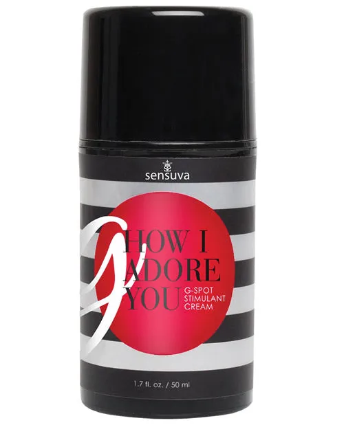 Sensuva G How I Adore You 17 oz Sensuva Valencia Naturals Vibrators