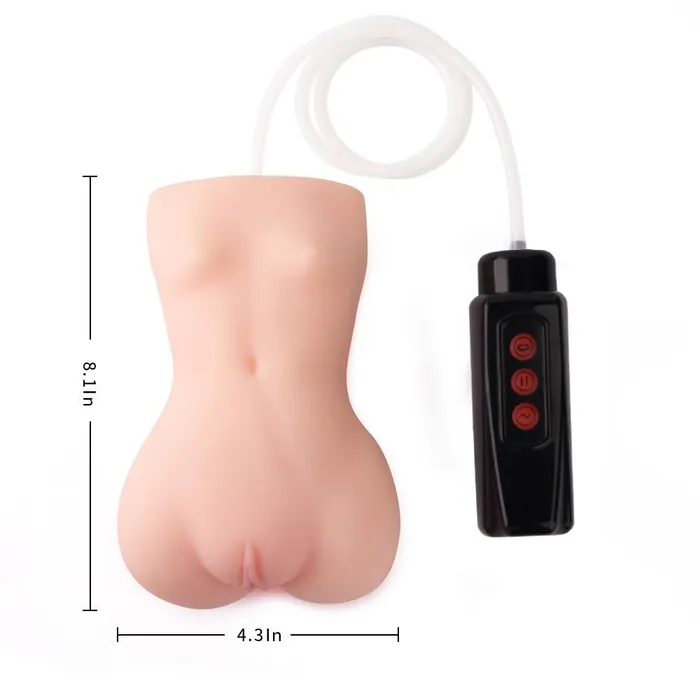 SIMU HAPPPY Male Sex Toys Vibrating Sucking Pussy Sex Realistic Male Masturbator