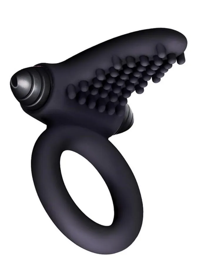 The 9s SBullet Ring Tongue Silicone Vibrating Cock Ring THE 9S Male Sex Toys