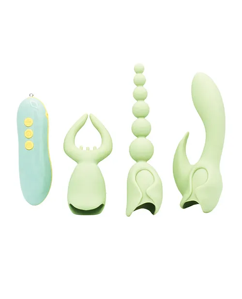 Vibrators Like A Kitten Pleasure Hunter 3 pc Kit Mint