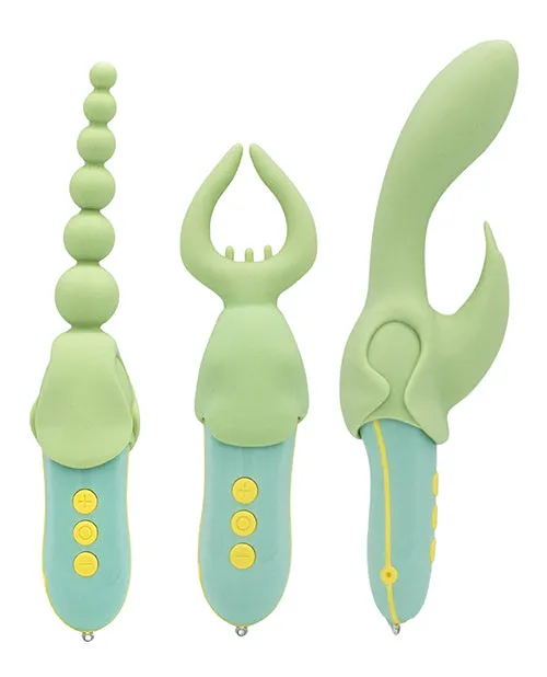 Vibrators Like A Kitten Pleasure Hunter 3 pc Kit Mint