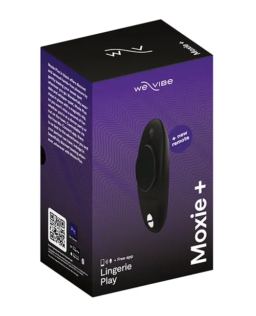 Wow Tech Vibrators WeVibe Moxie Panty Vibe Black